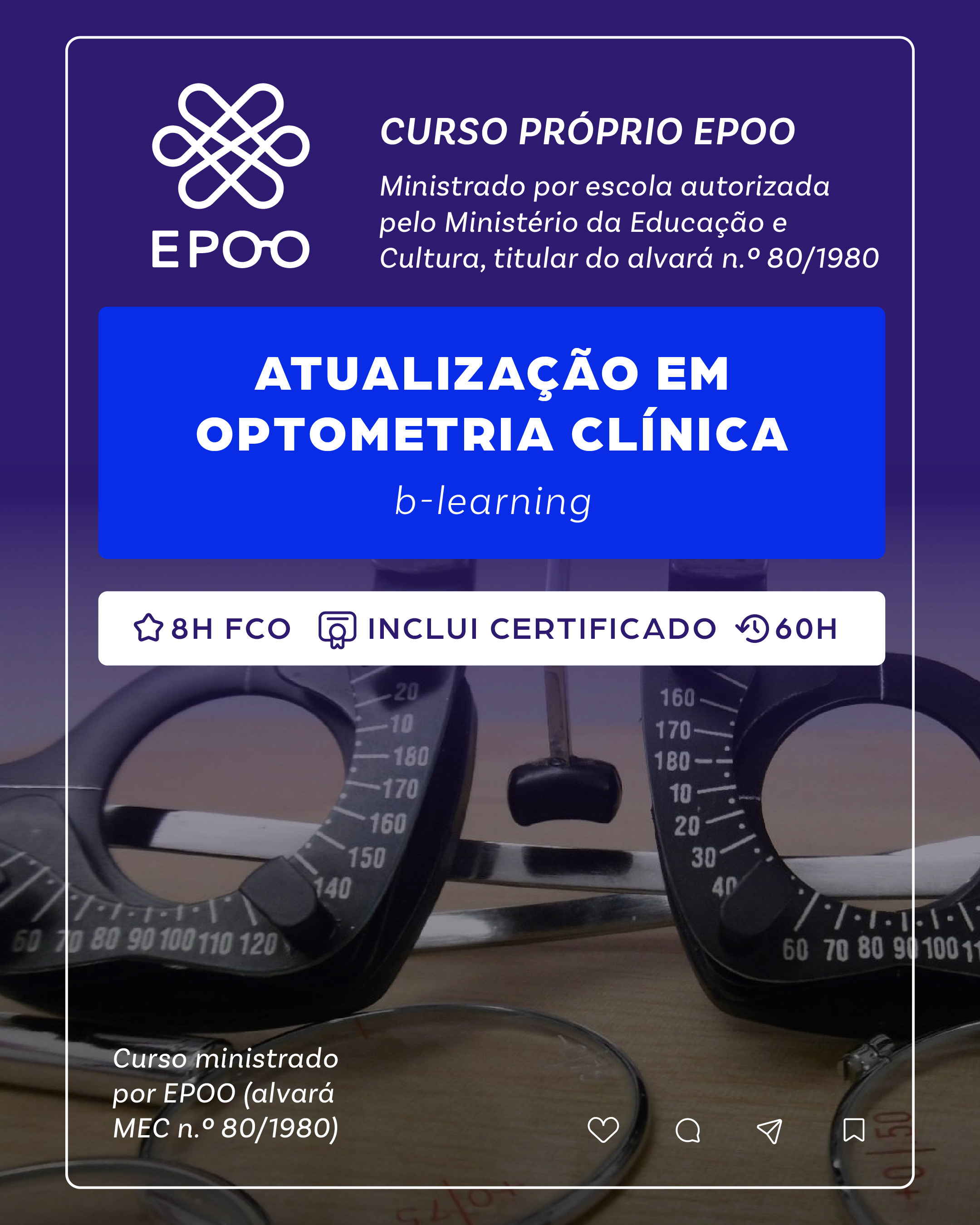 Course Image Curso de atualização em Optometria/Estudantes Internacionais - 2ª Edição